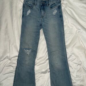 Girls Abercrombie High Rise Flare Jeans
